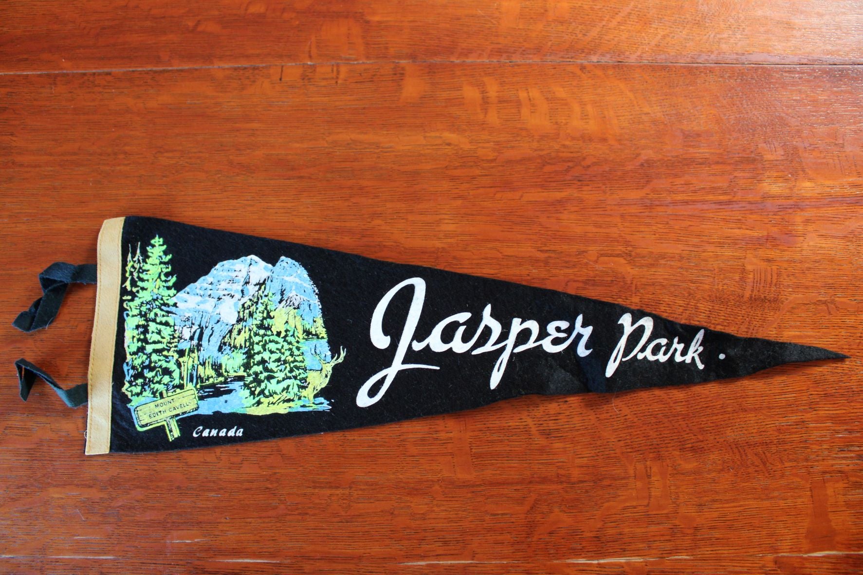 Vintage Pennant - Jasper Park