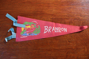 Vintage Pennant - Brandon, Man.