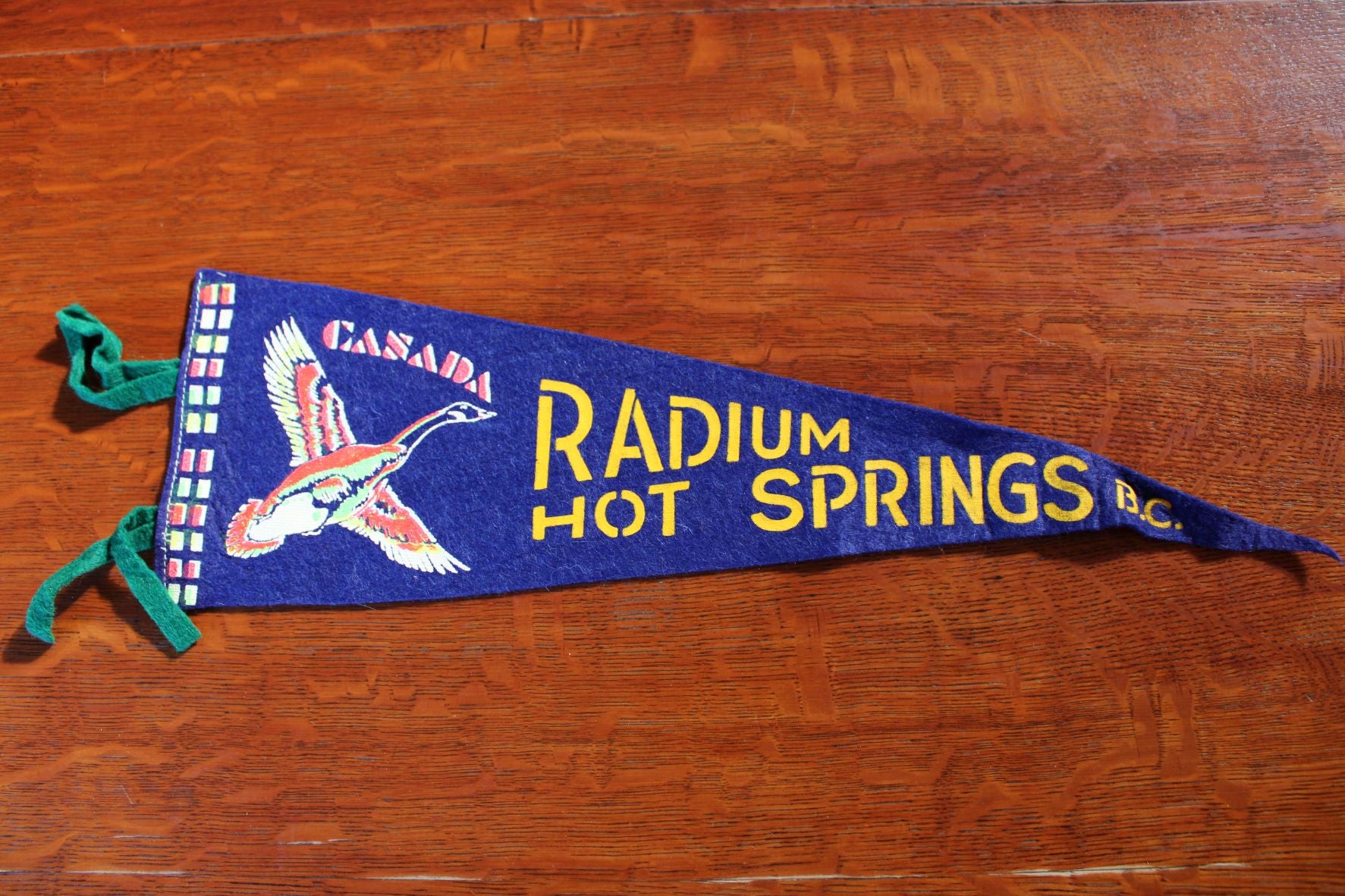 Vintage Pennant - Radium Hot Springs, B.C.