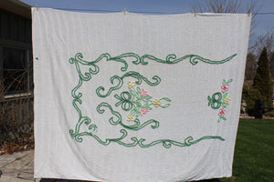 Vintage Chenille Bedspread