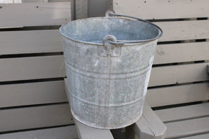 Vintage Galvanized Pail
