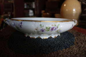 Vintage CH Field Haviland Limoges GDA France Serving Bowl With Handles