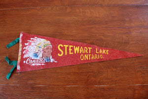 Vintage Pennant - Stewart Lake, Ontario