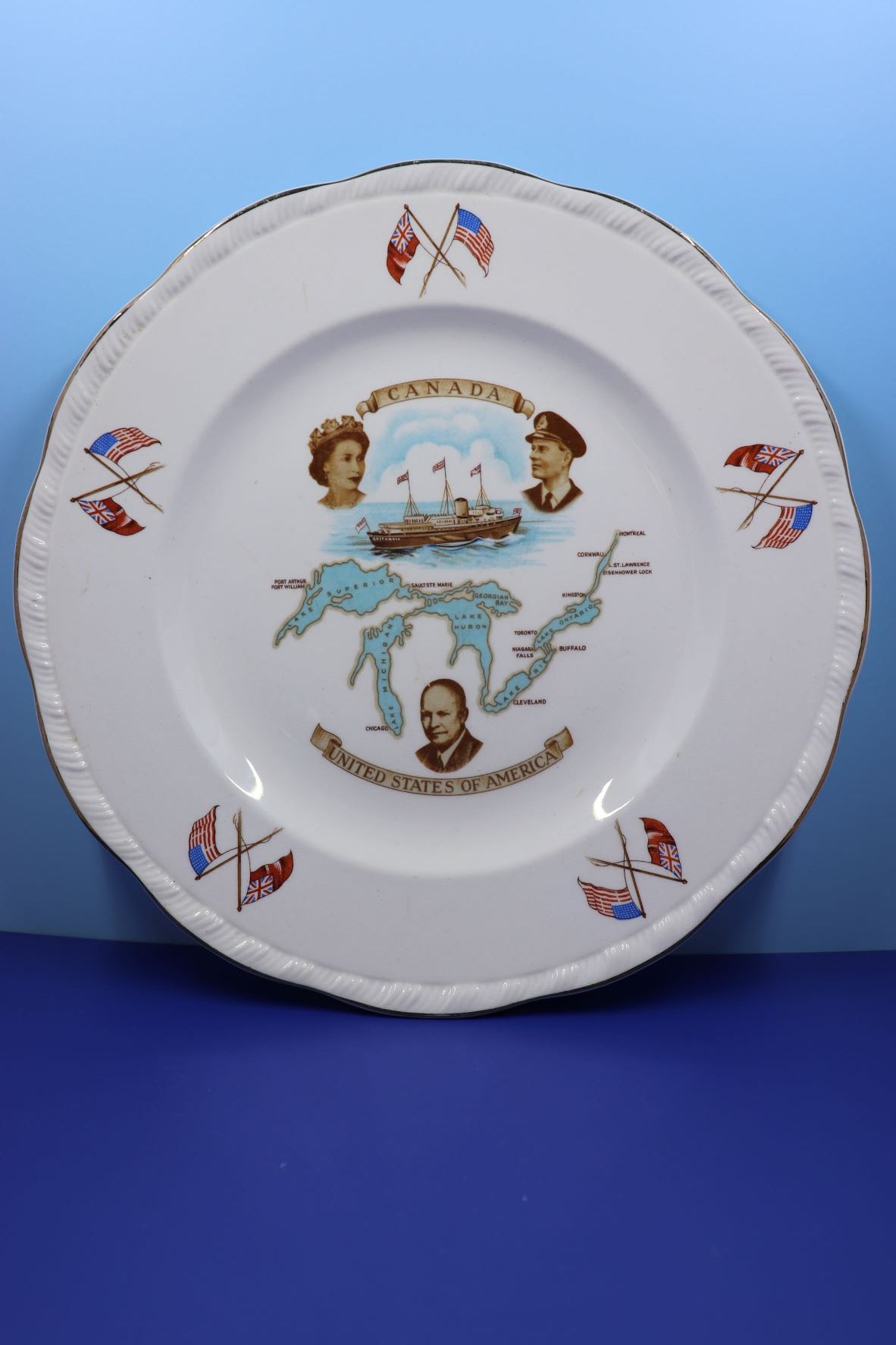 Opening Of The St. Lawrence Seaway Commemorative Plate