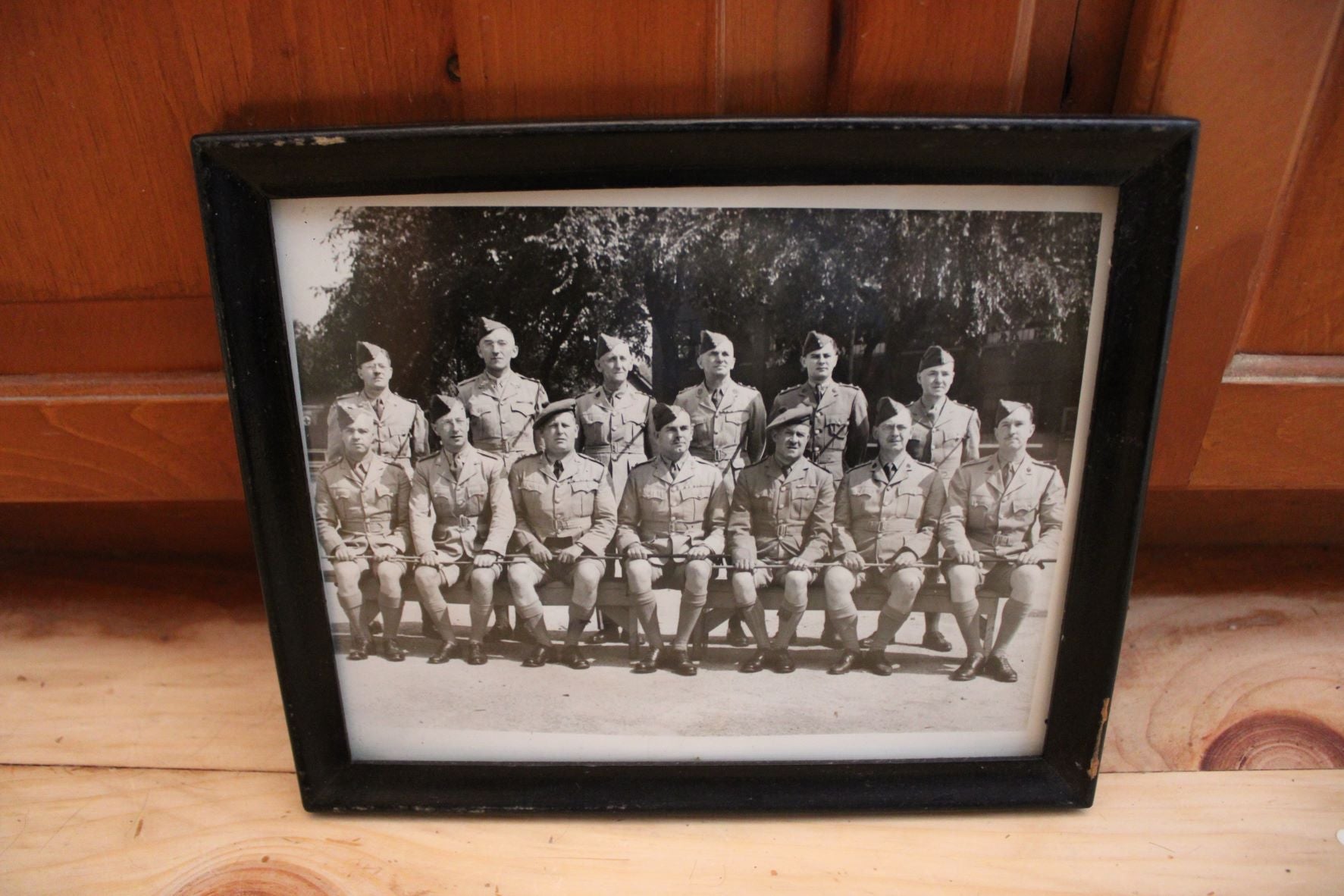 Vintage Framed Military Picture/Photograph #2