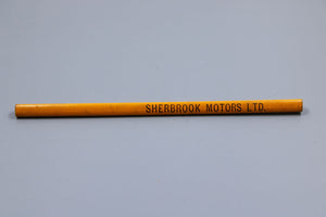 Vintage Advertising Pencil - Sherbrook Motors Ltd.
