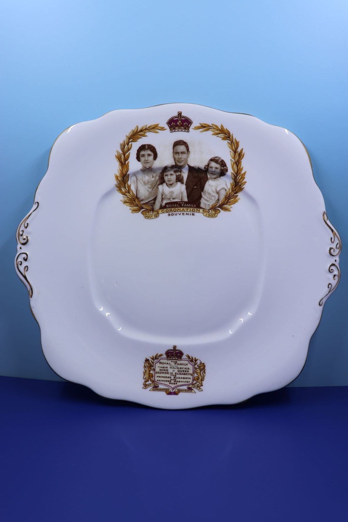 Royal Albert Coronation of King George VI Commemorative Plate