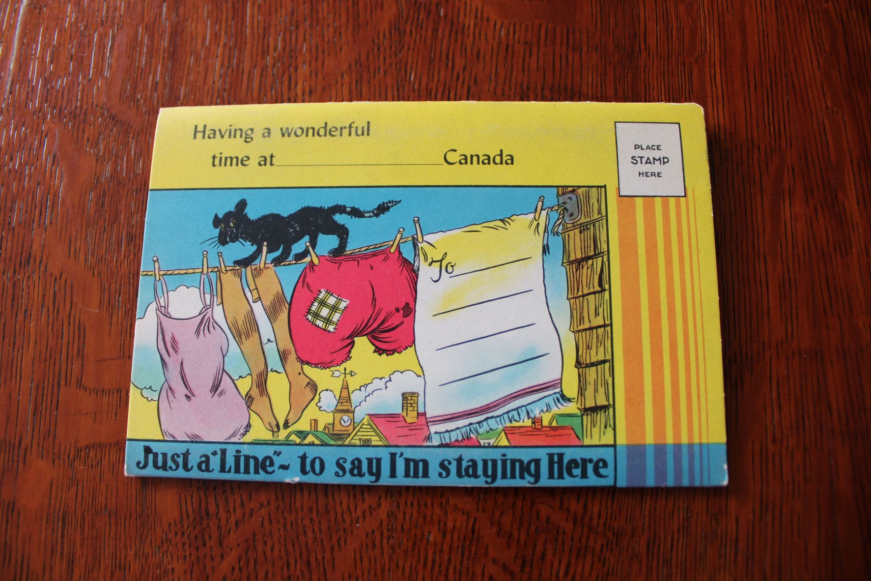 Vintage Humorous Souvenir Postcard Folder/Packet - Canada