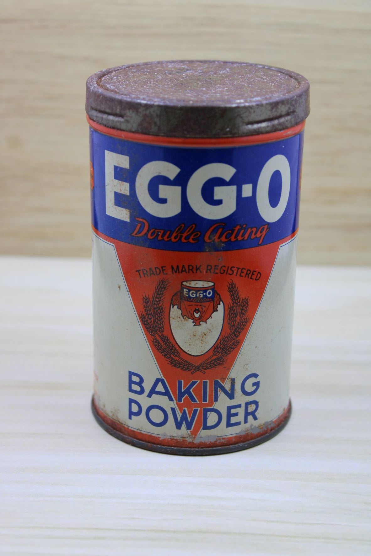 Vintage Egg-O Baking Powder Tin