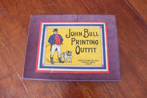 Old John Bull Printing Outfit/Set