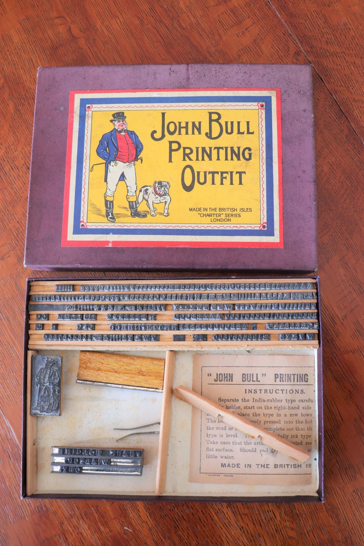 Old John Bull Printing Outfit/Set