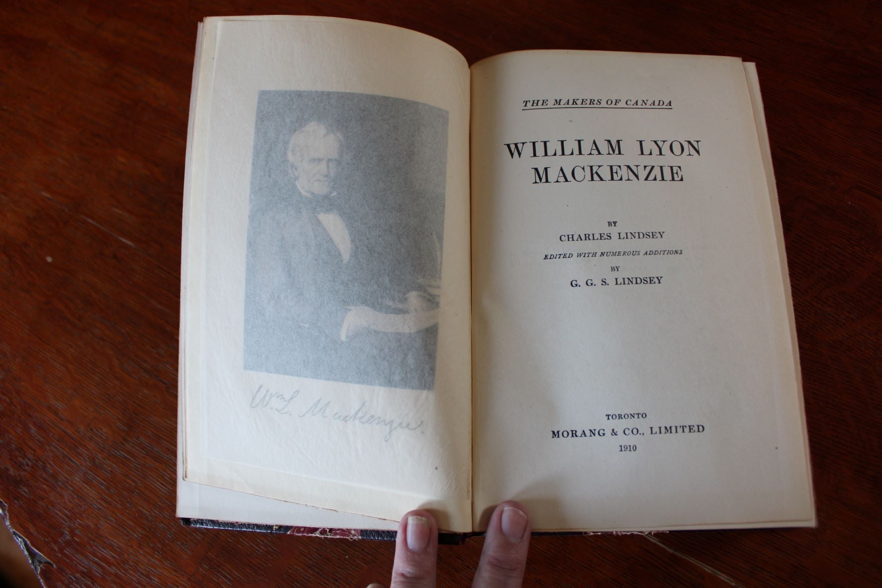 William Lyon Mackenzie - By Charles Lindsey - 1910