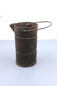 Old Small Tin Oil Measure