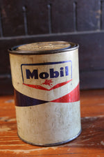 Load image into Gallery viewer, Vintage Mobilux Grease No. 2 Can - Mobil Oil Company
