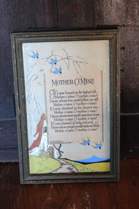 Vintage Mother O Mine Framed Print