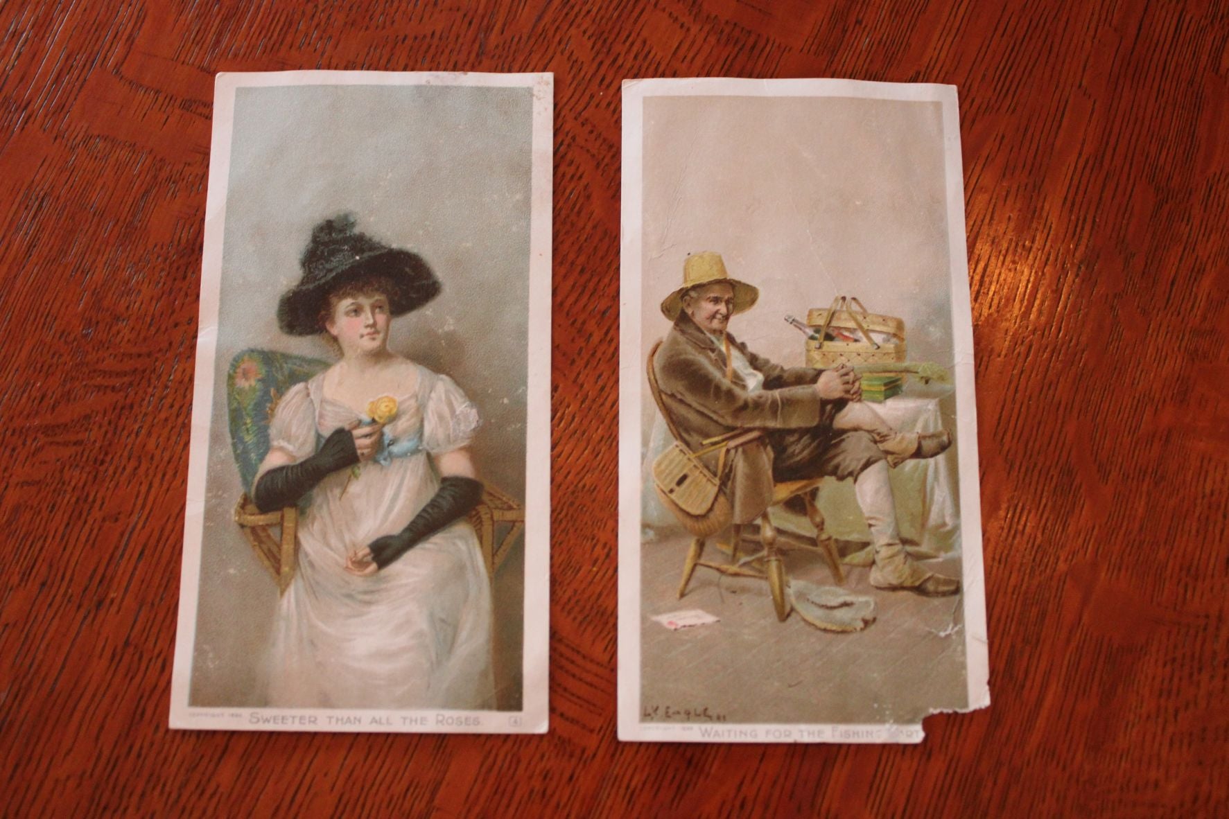Old Advertising/Trade Cards For Newsboy Plug Tobacco