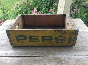 Vintage Wooden Pepsi Short Crate