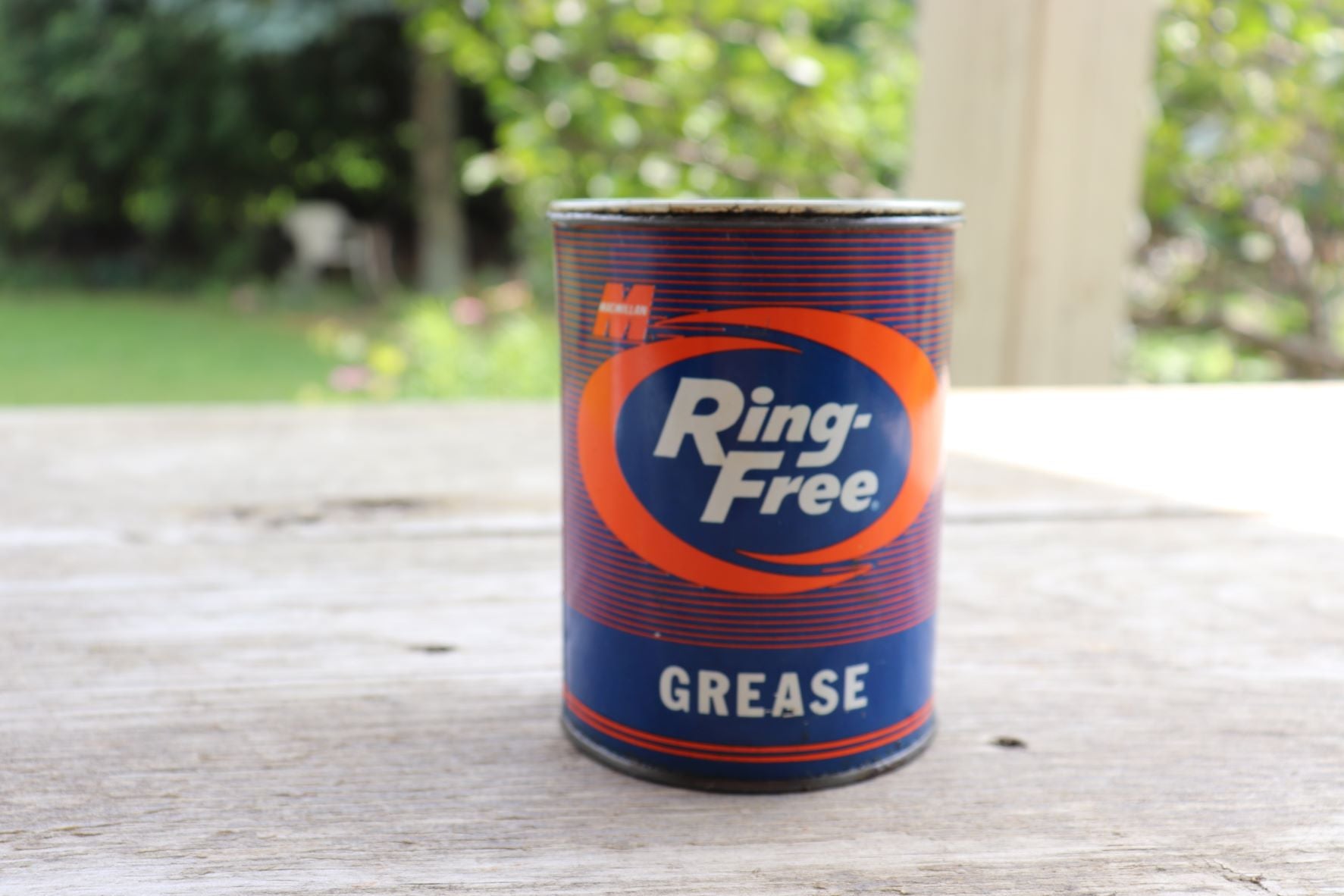 Vintage MacMillan Ring-Free Grease Can/Tin