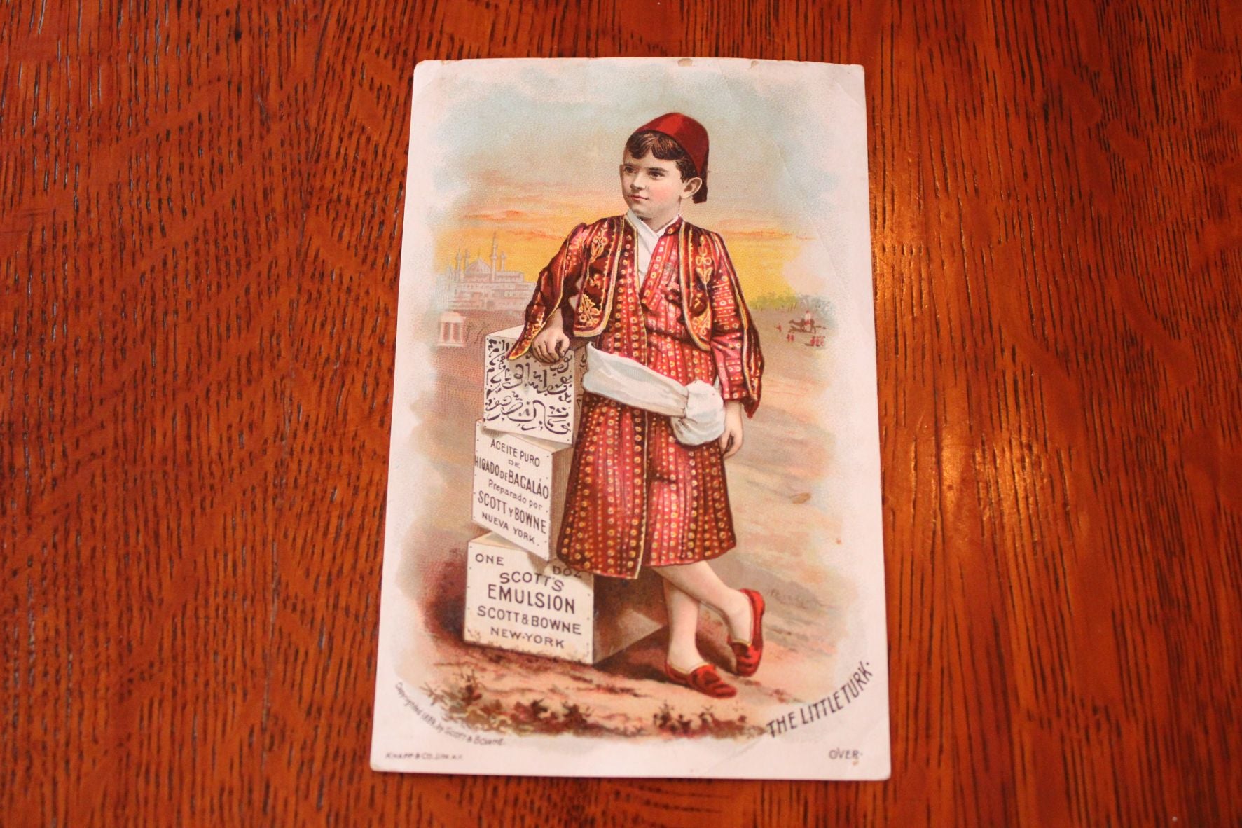 Old Advertising/Trade Card For Scott's Emulsion