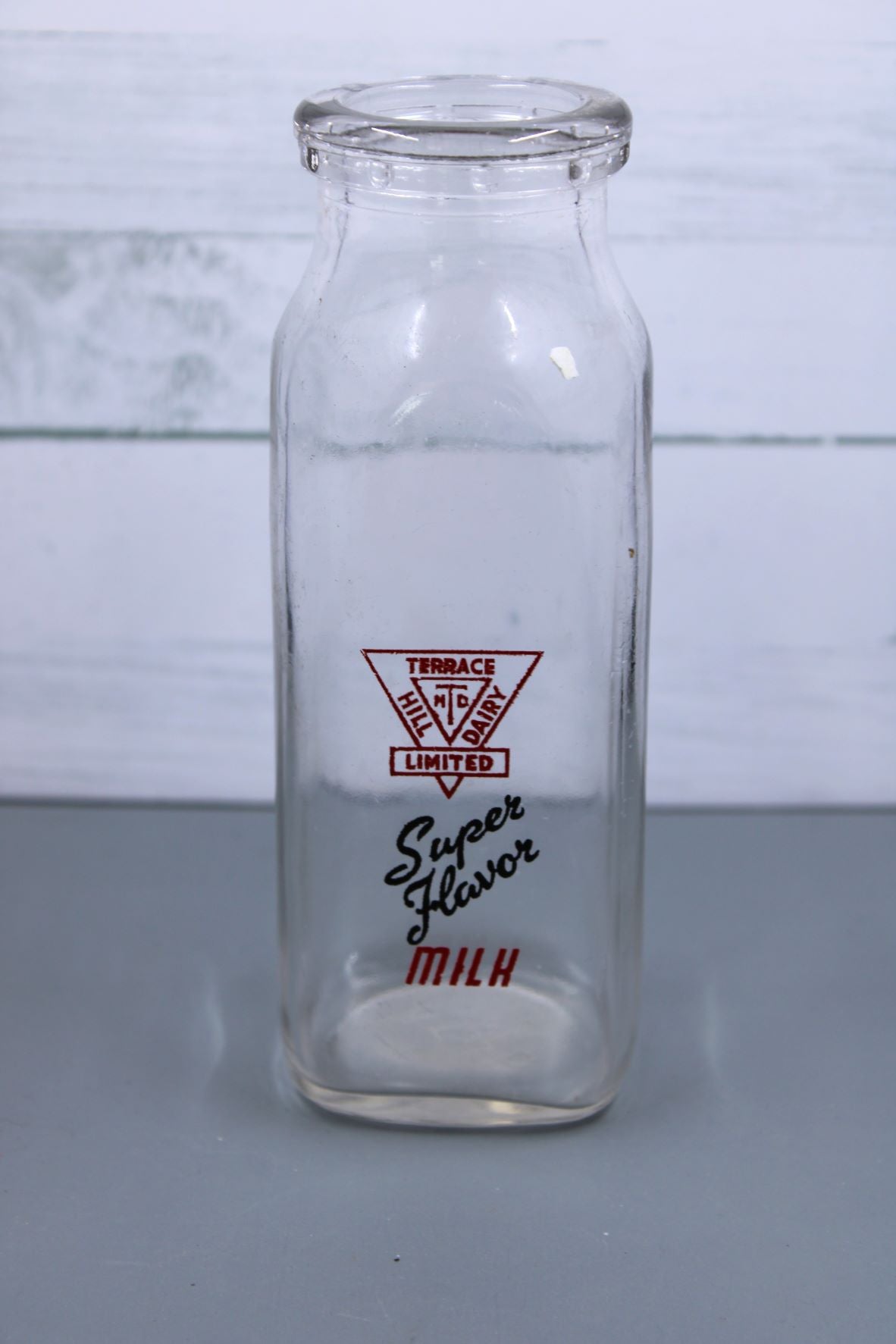 Vintage Milk Bottle - Terrace Hill Dairy Limited