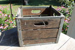 Load image into Gallery viewer, Vintage Milk Crate - Ira Wilson &amp; Sons Dairy
