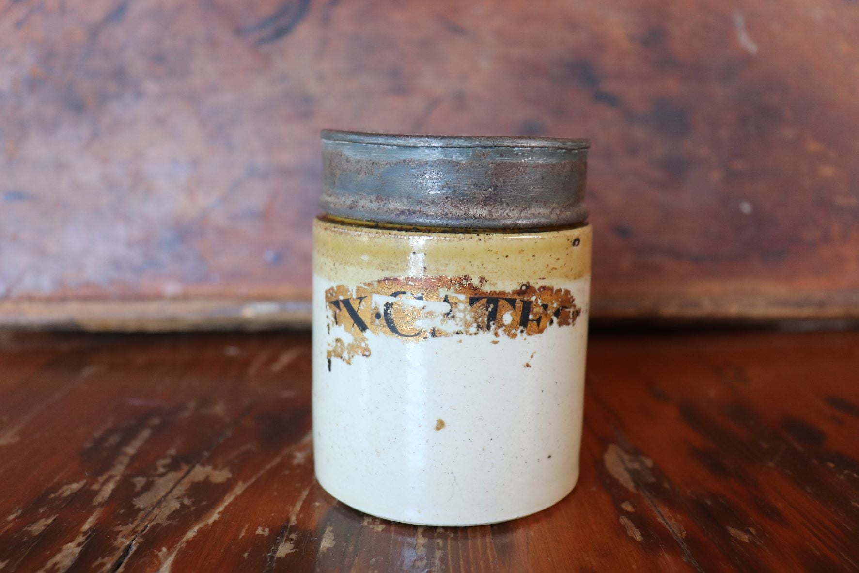 Old Antique Apothecary Jar/Canister