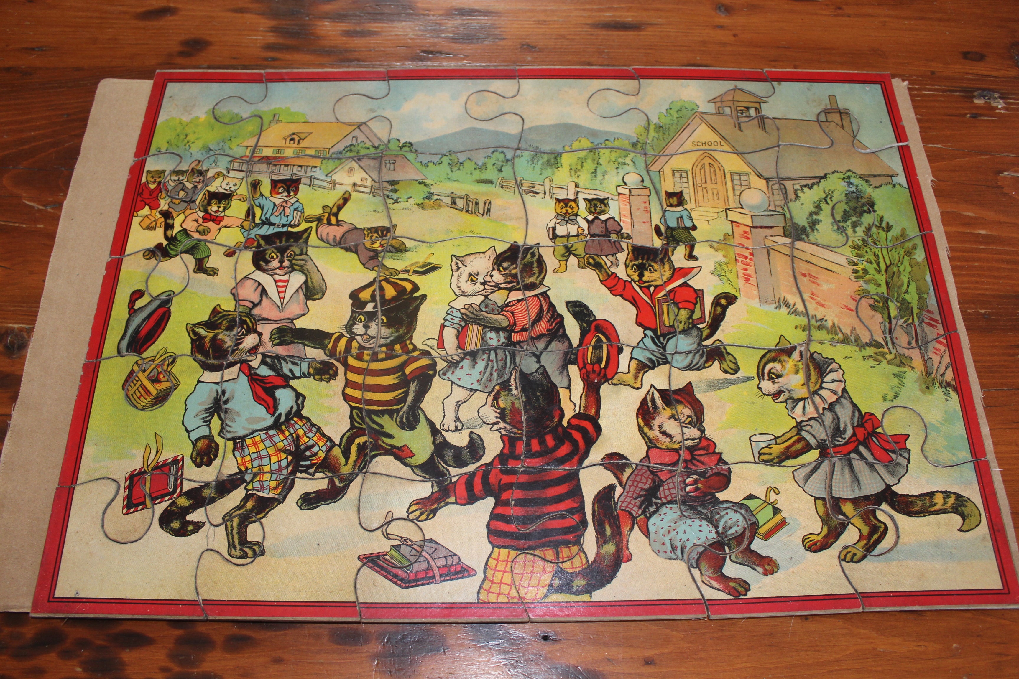 Old Child's Jigsaw Puzzle #1