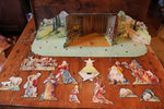 Load image into Gallery viewer, Vintage Cardboard Christmas Manger Set In Original Box
