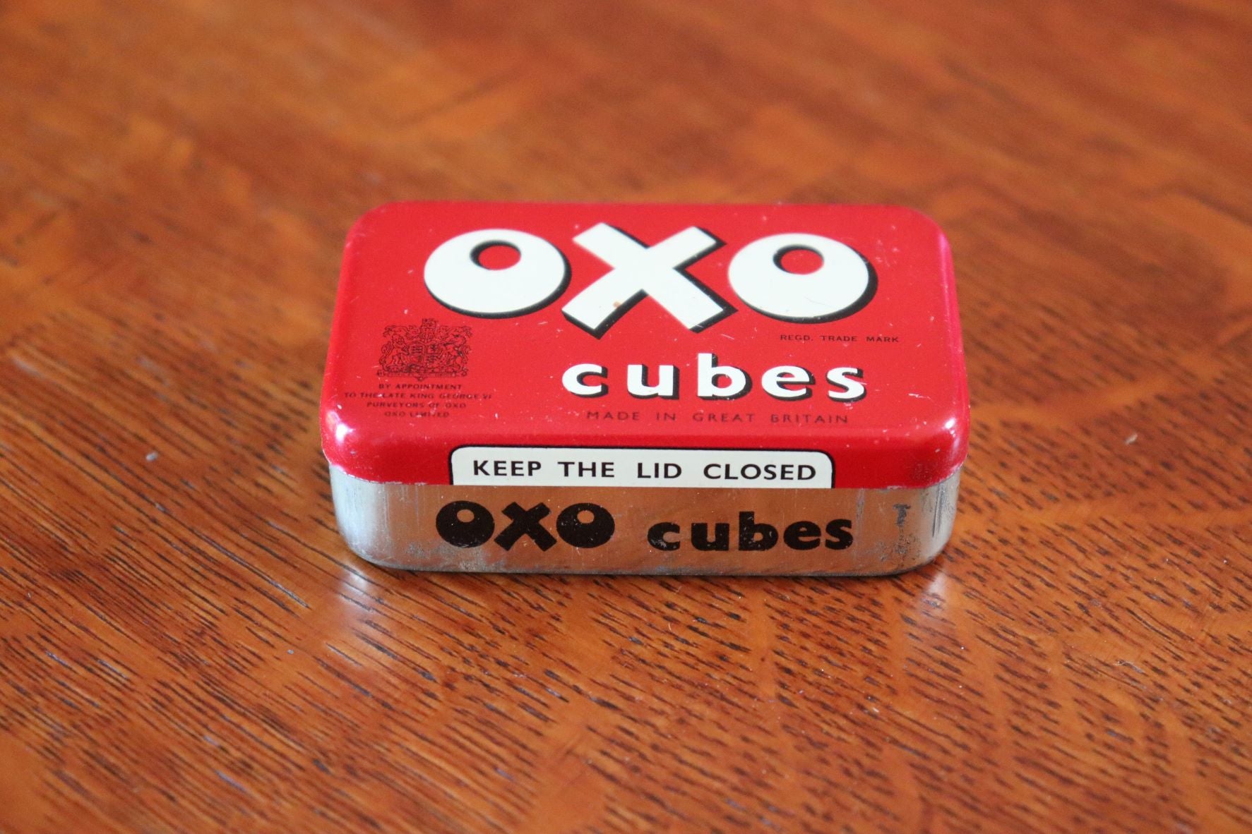 Vintage OXO Cubes Tin
