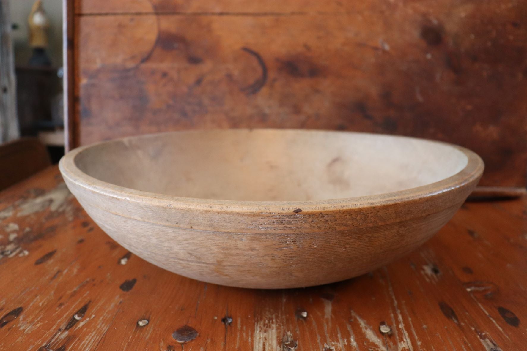 Vintage Wooden Bowl