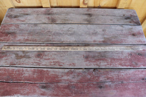 Vintage Wooden Yard Stick - Ryan & Son - Goderich, Ontario