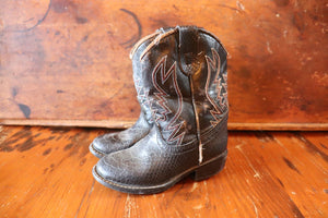 Vintage Pair of Kid's Cowboy Boots