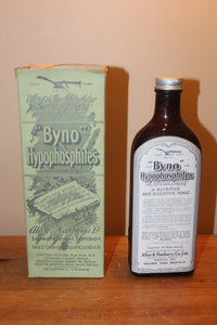 Vintage Tonic Bottle - Byno Hypophosphates