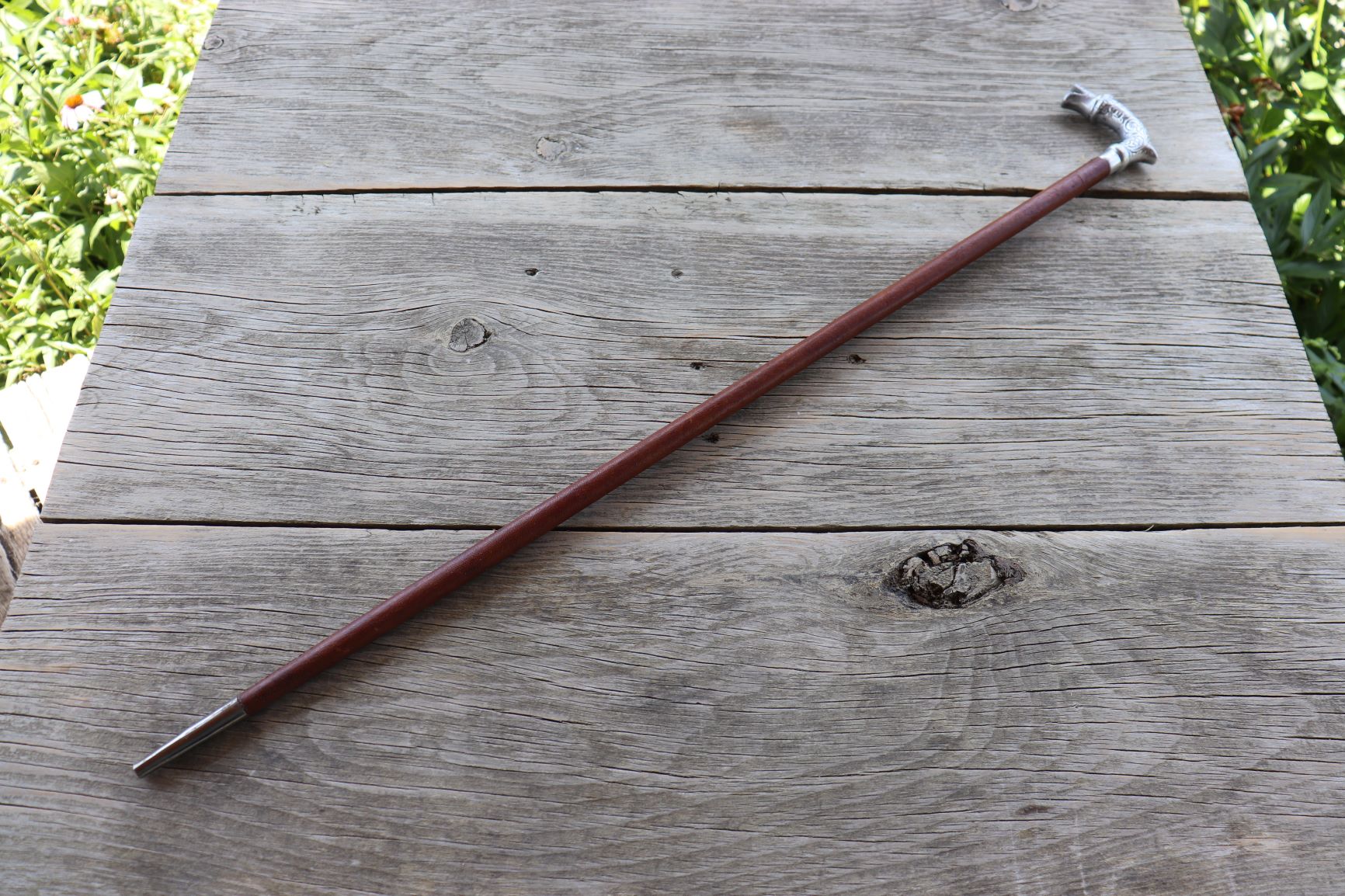 Vintage Walking Stick/Cane With Figural Handle