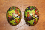 Load image into Gallery viewer, Vintage Tiny Papier Mache Easter Egg Candy Container

