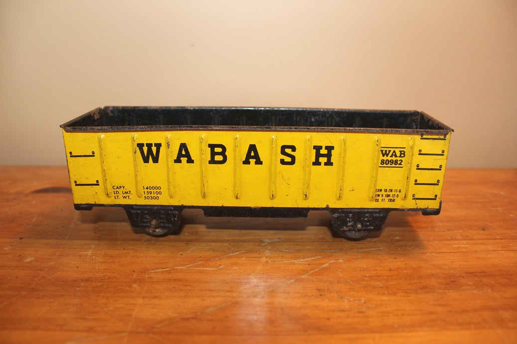 Vintage Wabash Toy Train Car