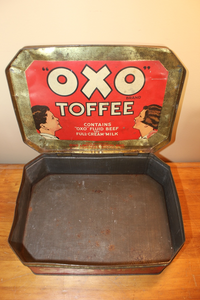 Old Large OXO Toffee Tin