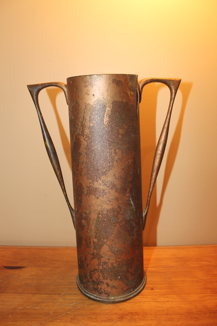 Old Trench Art Vase