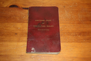 Uniform Code of Operating Rules for Railways 1962