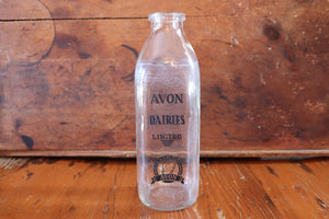 Vintage Avon Dairies (Stratford) Milk Bottle
