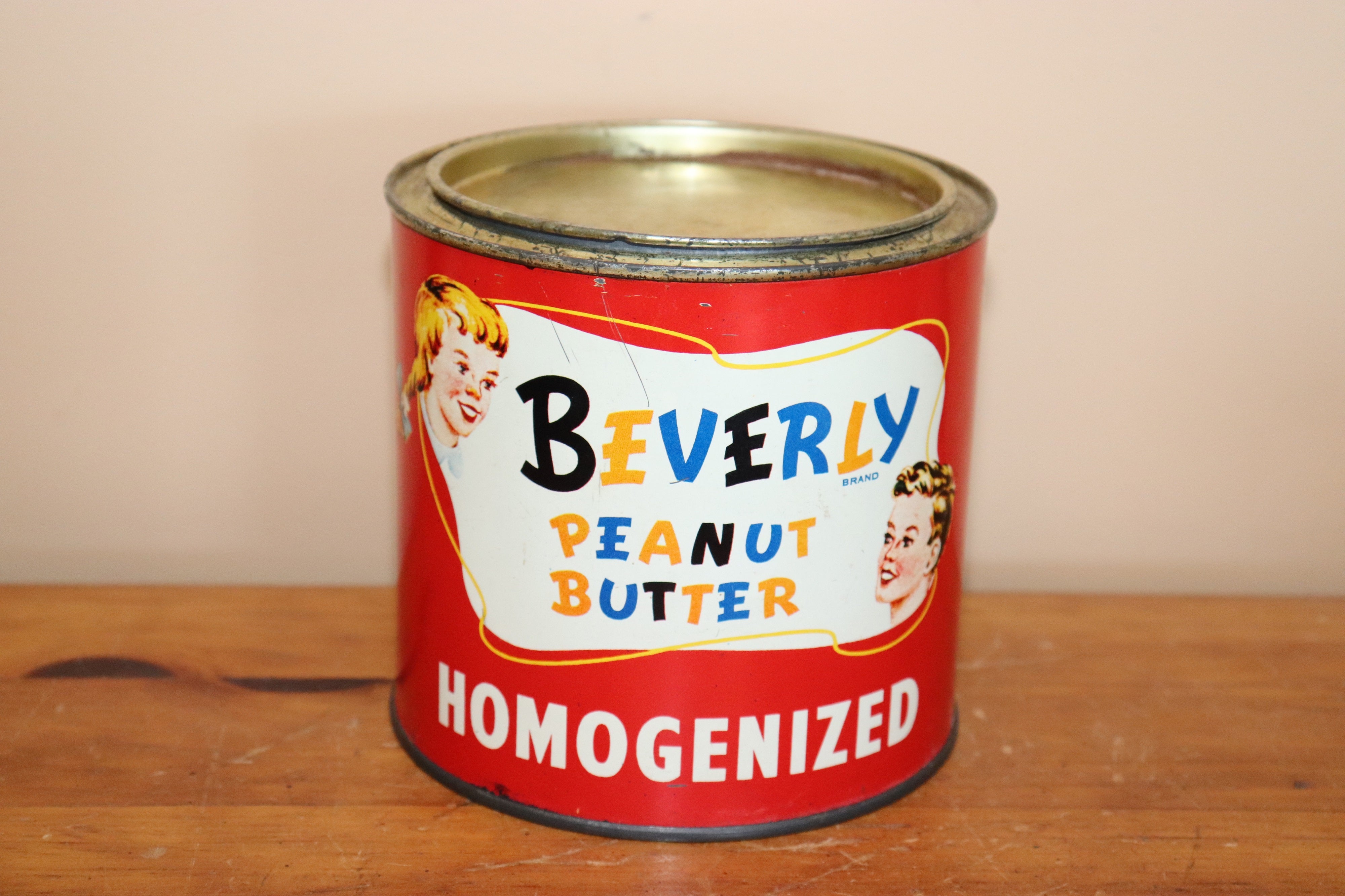 Beverly Brand Peanut Butter tin