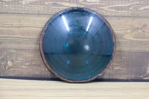 Blue Bullseye Railroad Lantern Glass Lens