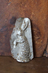 Vintage front piece of chocolate bunny mold