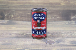 Vintage Gold Medal Pure Spices Tin - Celery Seed