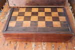 Load image into Gallery viewer, Vintage Inlaid Wooden Folding Game Board
