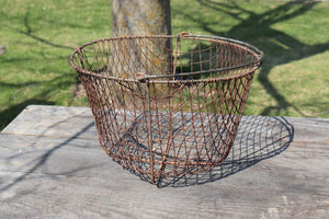 Old Wire Clam Basket