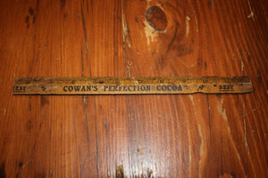 Old Cowan's Cocoa Advertising Ruler