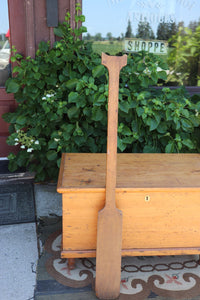 Old Long Wooden Cheese Paddle