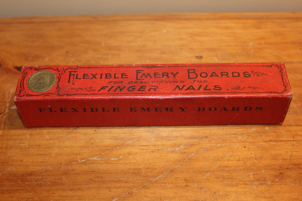 Old Flexible Emery Boards Box