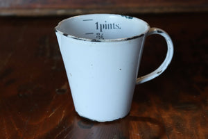Vintage Enamelware Measuring Cup
